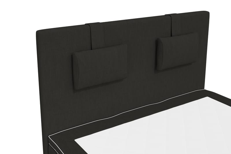 Sänkypaketti Romance Lyx 120x200 - Musta/Musta sokkeli - Huonekalut - Sänky - Jenkkisängyt