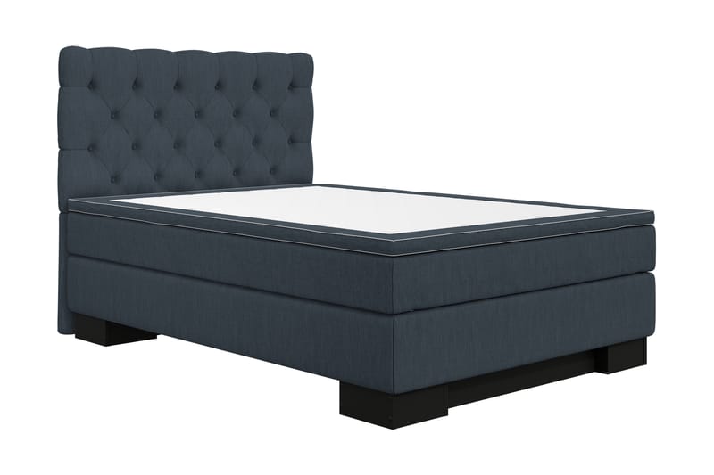 Sänkypaketti Romance Lyx 120x200 - Tummansininen - Huonekalut - Sänky - Jenkkisängyt