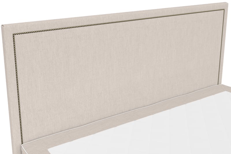 Sänkypaketti Romance Lyx 160x200 Cesaro Sängynpääty Suora - Beige - Huonekalut - Sänky - Jenkkisängyt