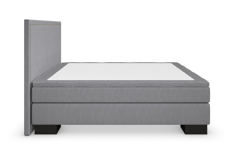 Sänkypaketti Romance Lyx 160x200 Cesaro Sängynpääty Suora - Harmaa - Huonekalut - Sänky - Jenkkisängyt