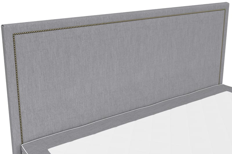 Sänkypaketti Romance Lyx 160x200 Cesaro Sängynpääty Suora - Harmaa - Huonekalut - Sänky - Jenkkisängyt