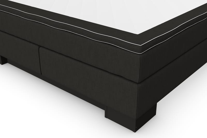 Sänkypaketti Romance Lyx 160x200 Cesaro Sängynpääty Suora - Musta - Huonekalut - Sänky - Jenkkisängyt