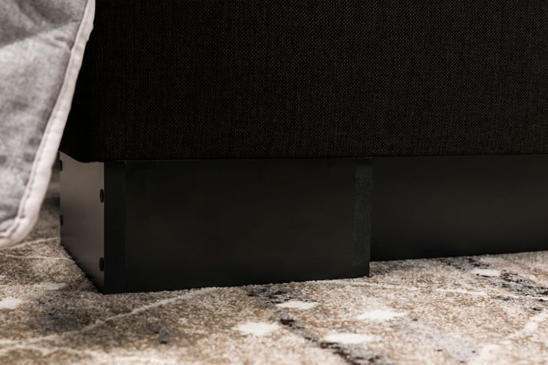 Sänkypaketti Romance Lyx 160x200 - Musta - Huonekalut - Sänky - Jenkkisängyt