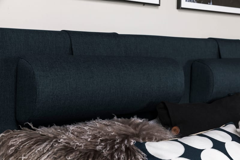 Sänkypaketti Romance Lyx 160x200 - Tummansininen - Huonekalut - Sänky - Jenkkisängyt