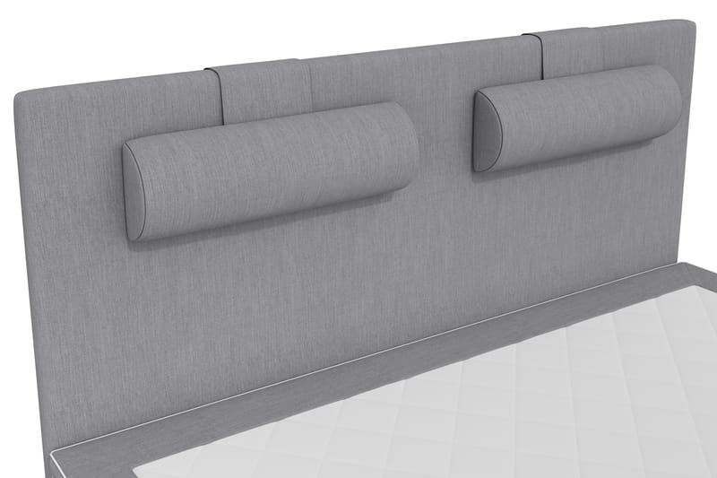 Sänkypaketti Romance Lyx 160x200 - Vaaleanharmaa/Musta sokkeli - Huonekalut - Sänky - Jenkkisängyt