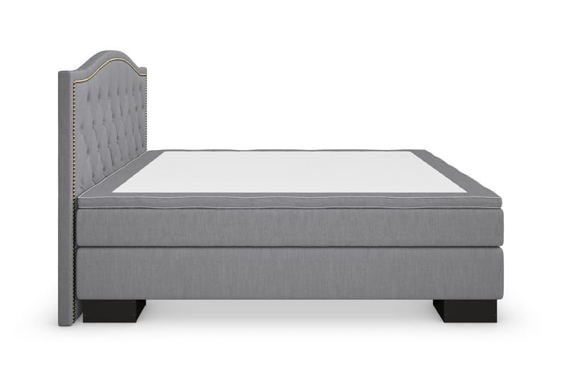Sänkypaketti Romance Lyx 180x200 Cesaro Sängynpääty Topattu - Harmaa - Huonekalut - Sänky - Jenkkisängyt