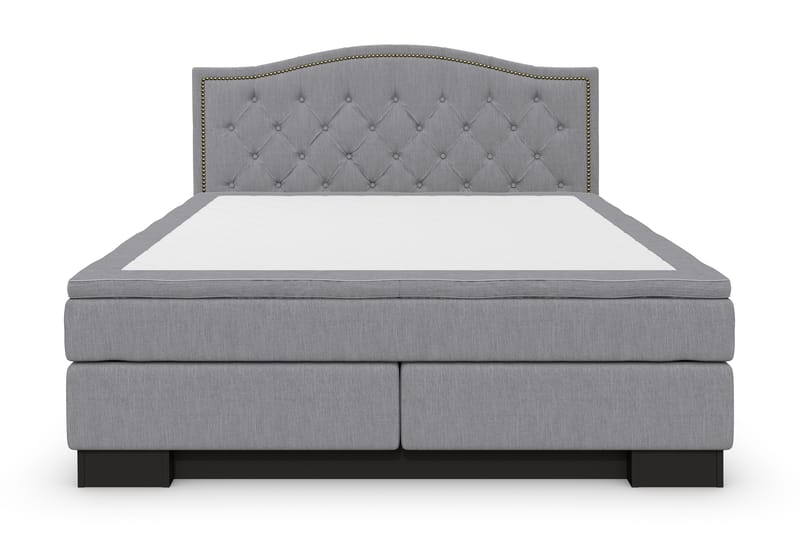 Sänkypaketti Romance Lyx 180x200 Cesaro Sängynpääty Topattu - Harmaa - Huonekalut - Sänky - Jenkkisängyt