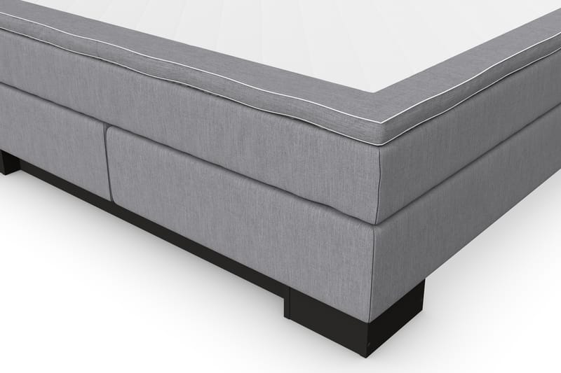Sänkypaketti Romance Lyx 180x200 Cesaro Sängynpääty Topattu - Harmaa - Huonekalut - Sänky - Jenkkisängyt