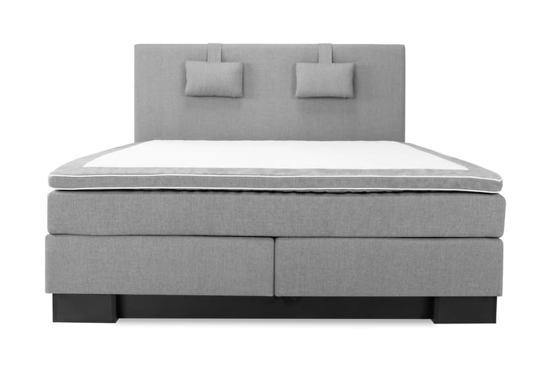 Sänkypaketti Romance Lyx 180x210 - Vaaleanharmaa - Huonekalut - Sänky - Jenkkisängyt