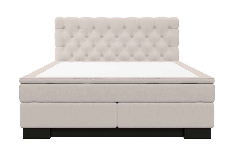 Sänkypaketti Romance Lyx 210x210 - Beige - Huonekalut - Sänky - Jenkkisängyt