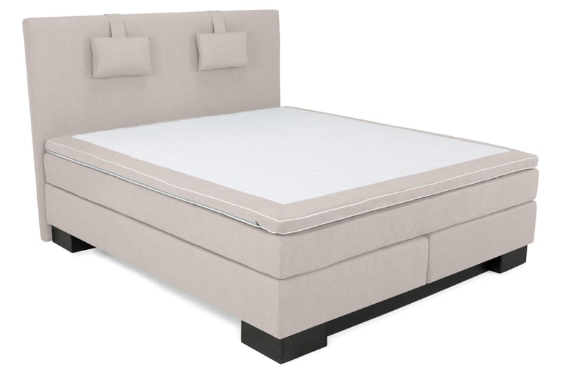 Sänkypaketti Romance Lyx 210x210 - Beige - Huonekalut - Sänky - Jenkkisängyt