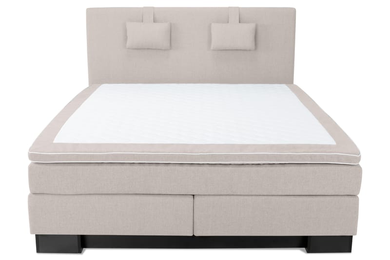 Sänkypaketti Romance Lyx 210x210 - Beige - Huonekalut - Sänky - Jenkkisängyt