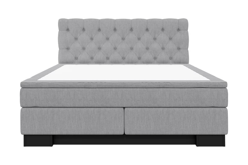 Sänkypaketti Romance Lyx 210x210 - Vaaleanharmaa - Huonekalut - Sänky - Jenkkisängyt