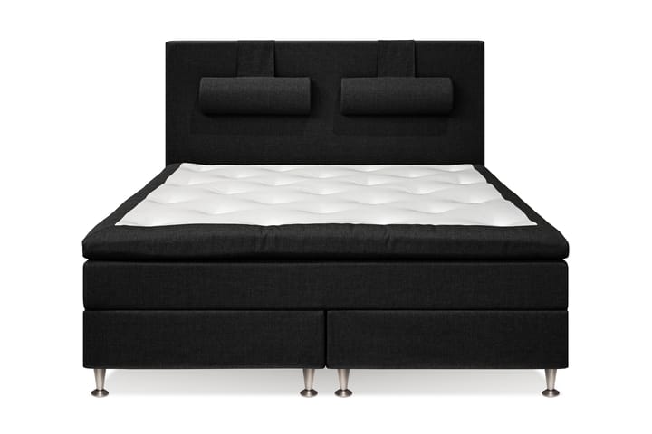 Sänkypaketti Sofia 160x200 cm - Musta - Jenkkisängyt - Sänkypaketti