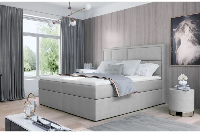 Sänkypaketti Varrains 140x200 cm, Harmaa