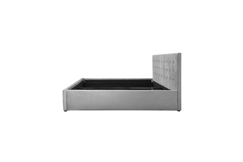 Sänkyrunko ja sängynrunko Loft24 Hamar-sänkyrunko Harmaa 200x180 - Huonekalut - Sänky - Sänkykehikot & sängynrungot