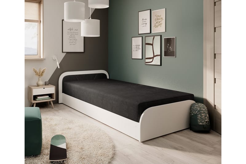 Sänkysetti Säilytyssänky Mayuri 90x180 cm - Valkoinen - Huonekalut - Sänky - Sänkypaketti