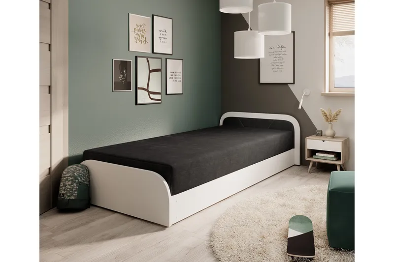 Sänkysetti Säilytyssänky Mayuri 90x180 cm - Valkoinen - Huonekalut - Sänky - Sänkypaketti