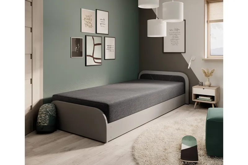 Sänkysetti Säilytyssänky Mayuri 90x180 cm - Valkoinen - Huonekalut - Sänky - Sänkypaketti