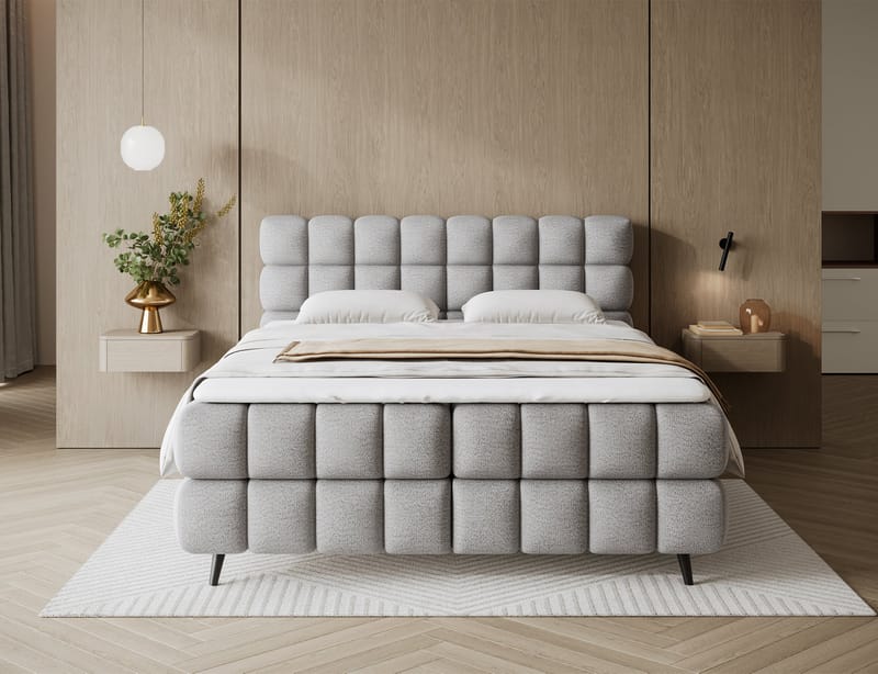 Sabeno sänkypaketti: Bubblig-jenkkisänky säilytystilalla 140x200 cm - musta - Huonekalut - Sänky - Sängyt säilytystilalla