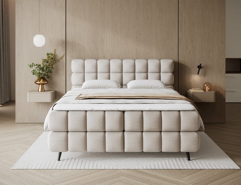Sabeno sänkypaketti: Bubblig-jenkkisänky säilytystilalla 140x200 cm - Royal 18 - Huonekalut - Sänky - Sängyt säilytystilalla
