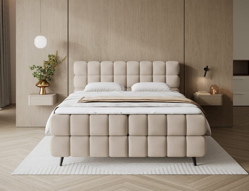 Sabeno sänkypaketti: Bubblig-jenkkisänky säilytystilalla 180x200 cm - Calmora 18 - Huonekalut - Sänky - Sängyt säilytystilalla