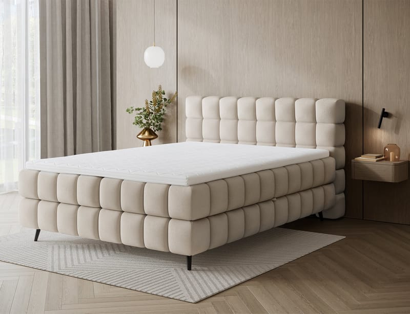 Sabeno sänkypaketti: Bubblig-jenkkisänky säilytystilalla 180x200 cm - Calmora 18 - Huonekalut - Sänky - Sängyt säilytystilalla