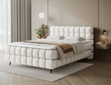Sabeno sänkypaketti: Bubblig-jenkkisänky säilytystilalla 180x200 cm - musta - Huonekalut - Sänky - Sängyt säilytystilalla