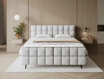 Sabeno sänkypaketti: Bubblig-jenkkisänky säilytystilalla 180x200 cm - Tonall 03 - Huonekalut - Sänky - Sängyt säilytystilalla