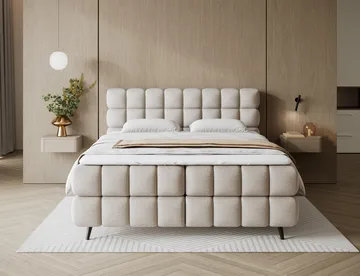 Sabeno-sänkypaketti: kuplamainen jenkkisänky säilytystilalla 160x200 cm - Royal 18 - Huonekalut - Sänky - Sängyt säilytystilalla