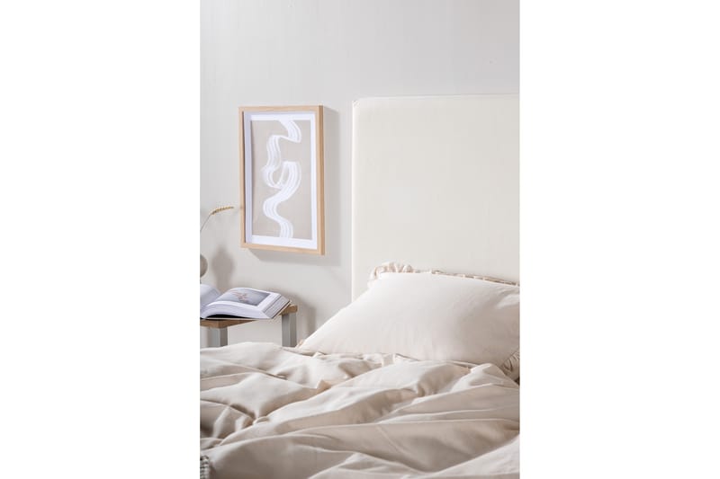 Saga Sängynpäädyn Päällinen 140x180 cm - Valkoinen - Huonekalut - Sänky - Sängyn lisävarusteet & sängynpäädyt