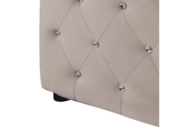 Saleux Sängynrunko 140x200 cm - Taupe - Huonekalut - Sänky - Sänkykehikot & sängynrungot