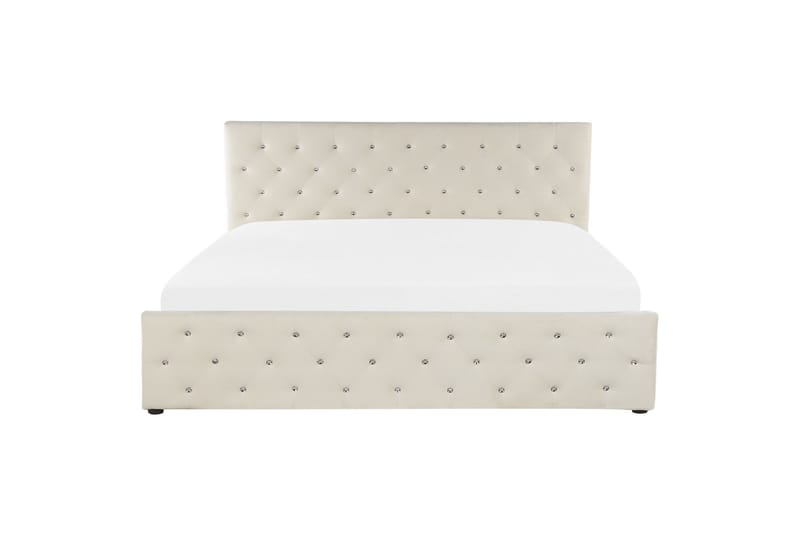 Saleux Sänkykehys 180x200 cm - Beige - Huonekalut - Sänky - Sänkykehikot & sängynrungot