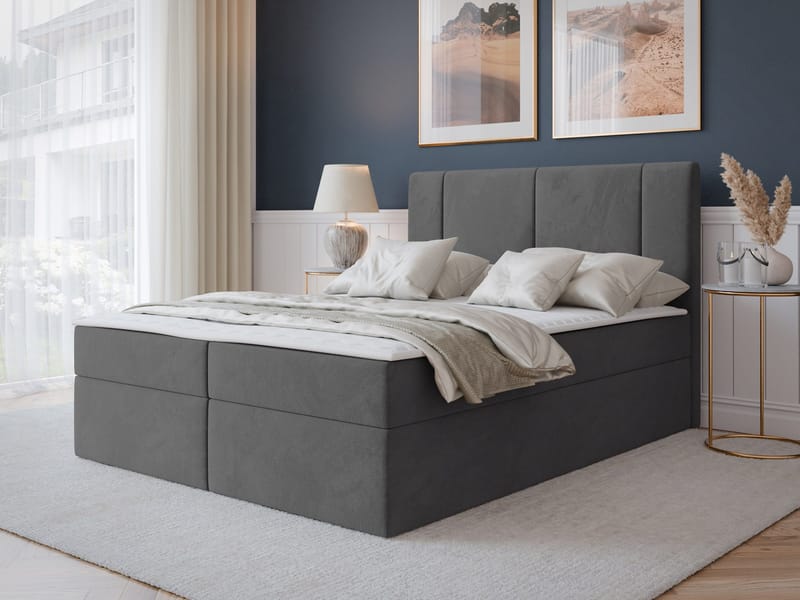 Salricus Jenkkisänky 140x200 cm Säilytystilalla - Huonekalut - Sänky - Sängyt säilytystilalla