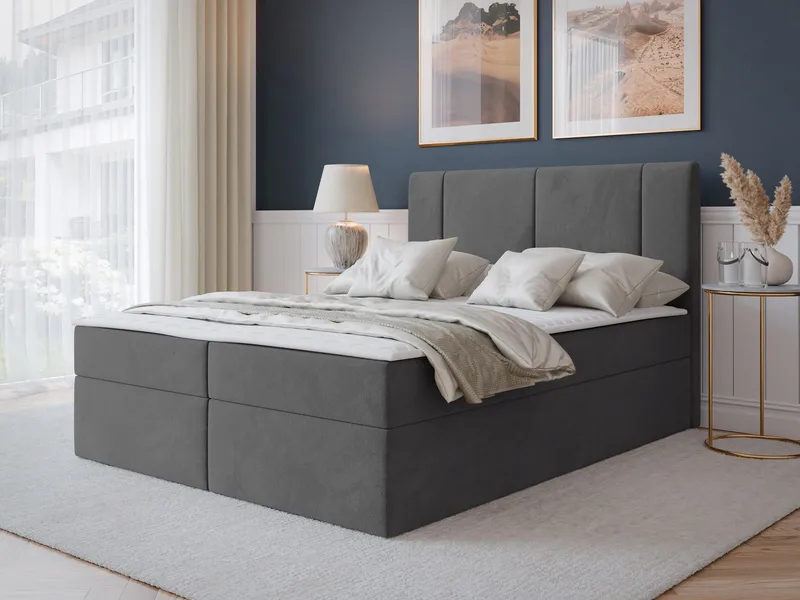 Salricus Jenkkisänky 160x200 cm Säilytystilalla - Huonekalut - Sänky - Sängyt säilytystilalla