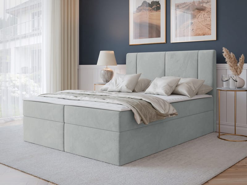 Salricus Jenkkisänky 160x200 cm Säilytystilalla - Huonekalut - Sänky - Sängyt säilytystilalla