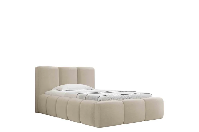 Salvenor Sängynrunko ja säilytystilalla 90x200 cm - Beige - Huonekalut - Sänky - Sänkykehikot & sängynrungot