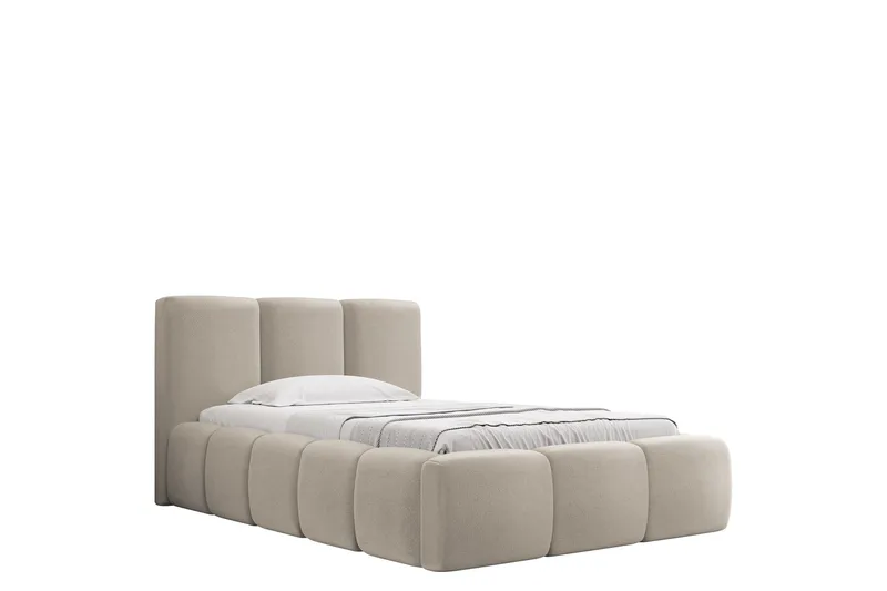 Salvenor Sängynrunko ja säilytystilalla 90x200 cm - Beige - Huonekalut - Sänky - Sänkykehikot & sängynrungot