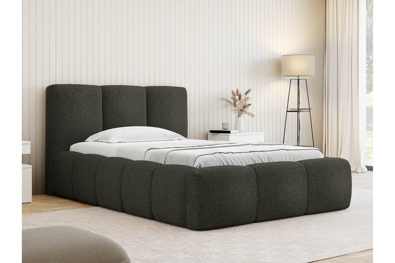 Salvenor Sängynrunko ja säilytystilalla 90x200 cm - Harmaa - Huonekalut - Sänky - Sänkykehikot & sängynrungot