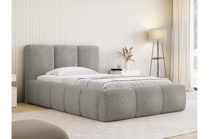 Salvenor Sängynrunko ja säilytystilalla 90x200 cm - Harmaa - Huonekalut - Sänky - Sänkykehikot & sängynrungot