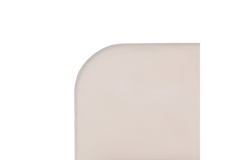 Samettinen parivuode 140 x 200 beige FLAYAT - Huonekalut - Sänky - Sänkykehikot & sängynrungot