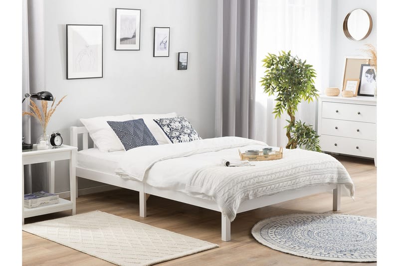 Shreyansh Sänkykehys 160x200 cm, Valkoinen