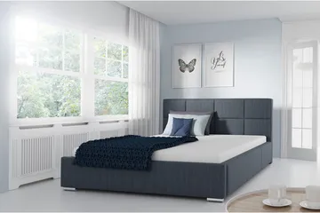 Sirdal sängrungot 160x200 cm - Harmaa - Huonekalut - Sänky - Sänkykehikot & sängynrungot