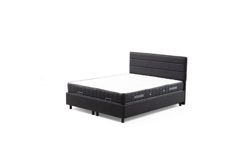 Sonyi Complete Bed -paketti 140x200 cm - Antrasiitti - Huonekalut - Sänky - Sänkypaketti
