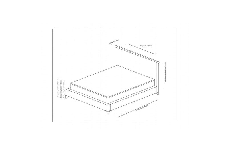 Subra Bed Pack -säilytyssänky - Harmaa - Huonekalut - Sänky - Sänkypaketti