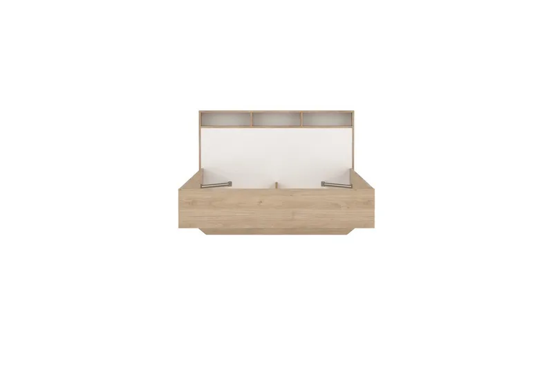 Sumita Sängynrunko 140x190 cm - Luonnonväri/Valkoinen - Huonekalut - Sänky - Sänkykehikot & sängynrungot