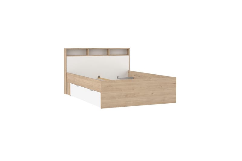 Sumita Sängynrunko 140x190 cm - Luonnonväri/Valkoinen - Huonekalut - Sänky - Sänkykehikot & sängynrungot