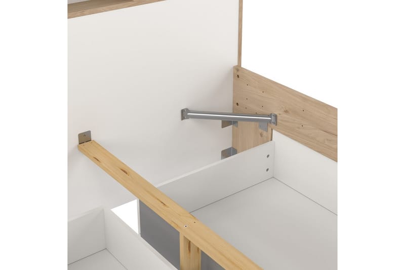 Sumita Sängynrunko 140x190 cm - Luonnonväri/Valkoinen - Huonekalut - Sänky - Sänkykehikot & sängynrungot