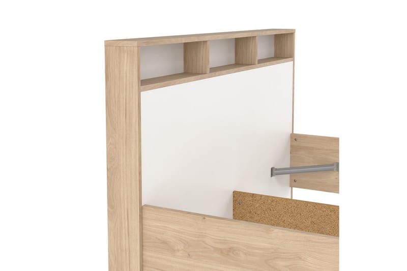 Sumita Sängynrunko 140x190 cm - Luonnonväri/Valkoinen - Huonekalut - Sänky - Sänkykehikot & sängynrungot