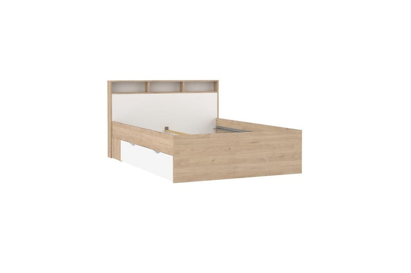 Sumita Sängynrunko 140x200 cm - Luonnonväri/Valkoinen - Huonekalut - Sänky - Sänkykehikot & sängynrungot